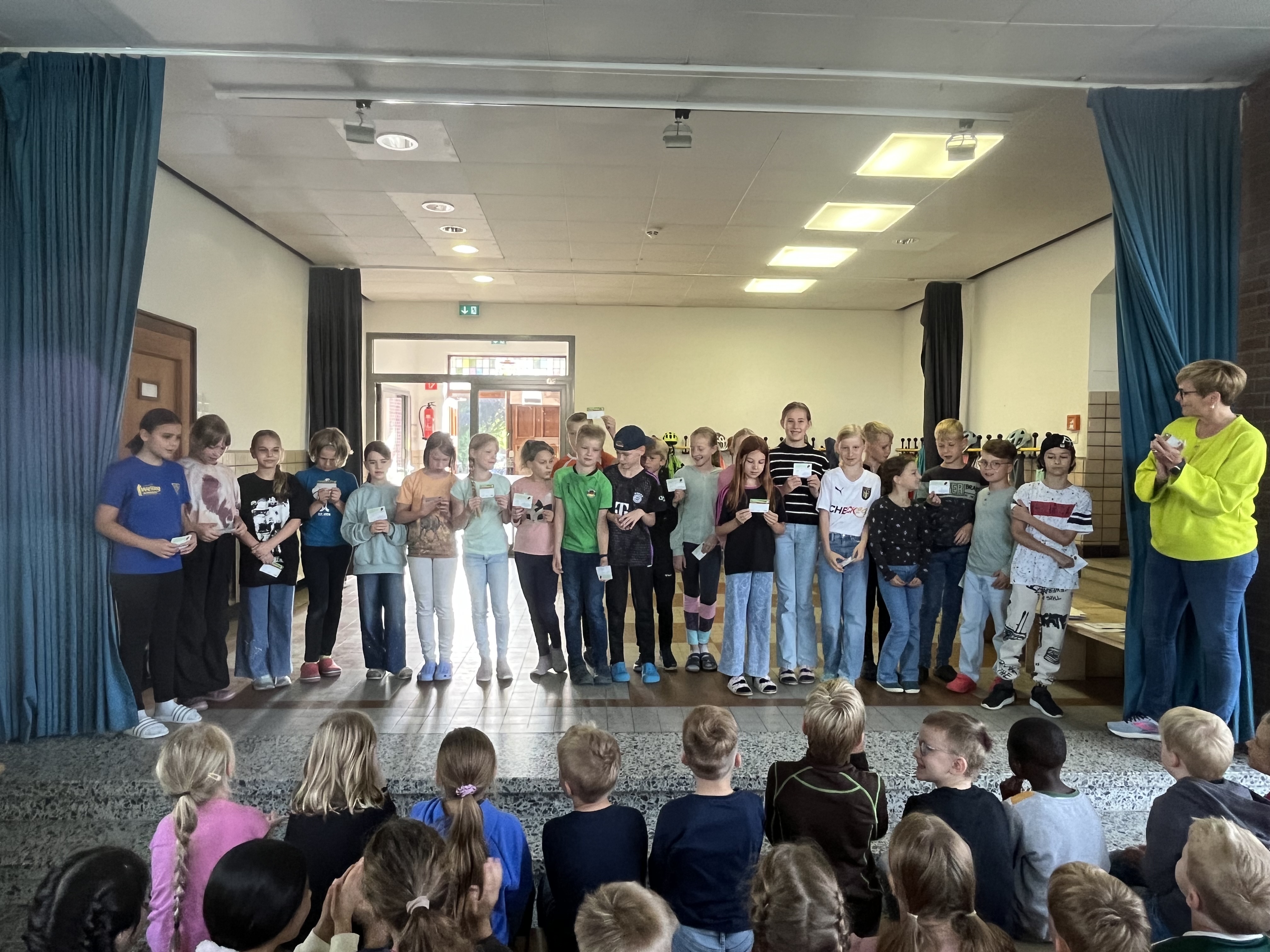 Ausgabe der Fahrradpässe