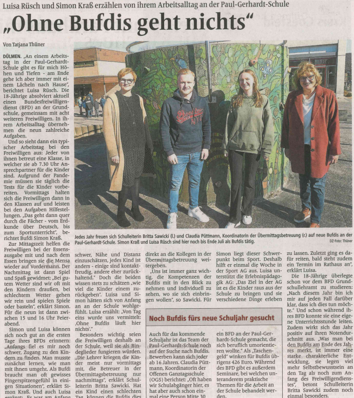Bericht Bufdis